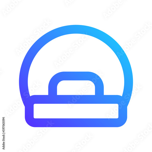 CT scan gradient icon