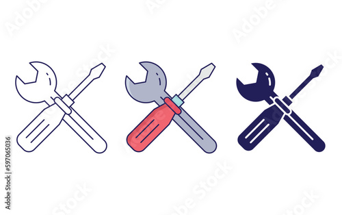 Service vector icon