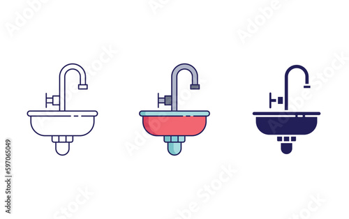 Sink vector icon