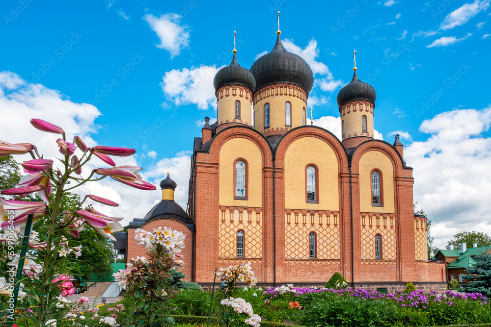 Dormition Convent view. Kuremae, Estonia