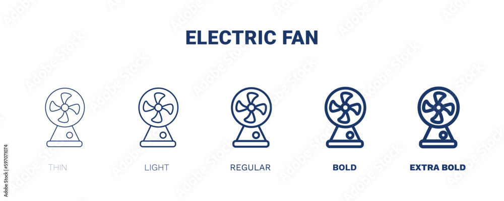 electric fan icon. Thin, light, regular, bold, black electric fan icon set from electronic device and stuff collection. Editable electric fan symbol can be used web and mobile electric fan icon. Thin, light, regular, bold, black electric fan icon set from electronic device and stuff collection. Editable electric fan symbol can be used web and mobile