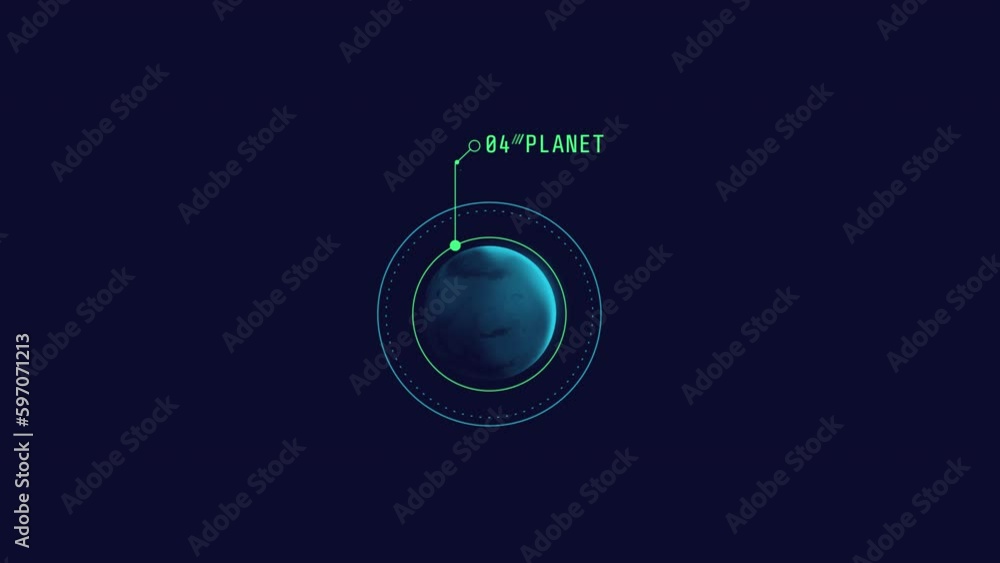 Looped animation of a planet in a circle HUD element. Looped animation of a planet in a circle HUD element.