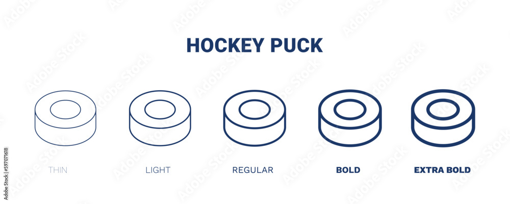 hockey puck icon. Thin, light, regular, bold, black hockey puck icon set from sport and games collection. Editable hockey puck symbol can be used web and mobile hockey puck icon. Thin, light, regular, bold, black hockey puck icon set from sport and games collection. Editable hockey puck symbol can be used web and mobile