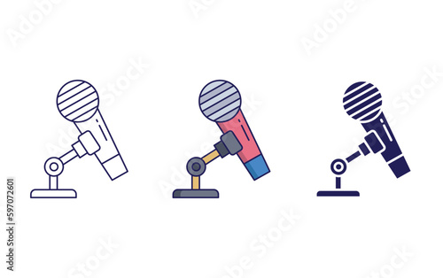 Microphone  vector icon