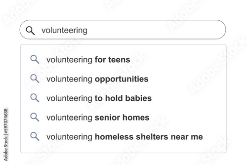 Volunteering internet resources