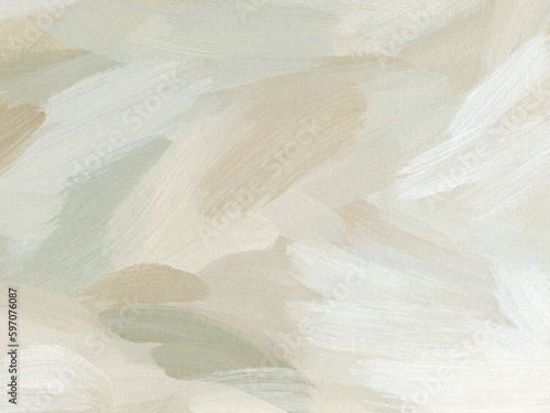 Abstract art neutral background. Hand painted acrylic template in soft earthy colors