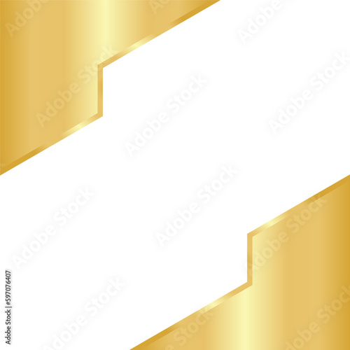 Golden Hexagon Template Design