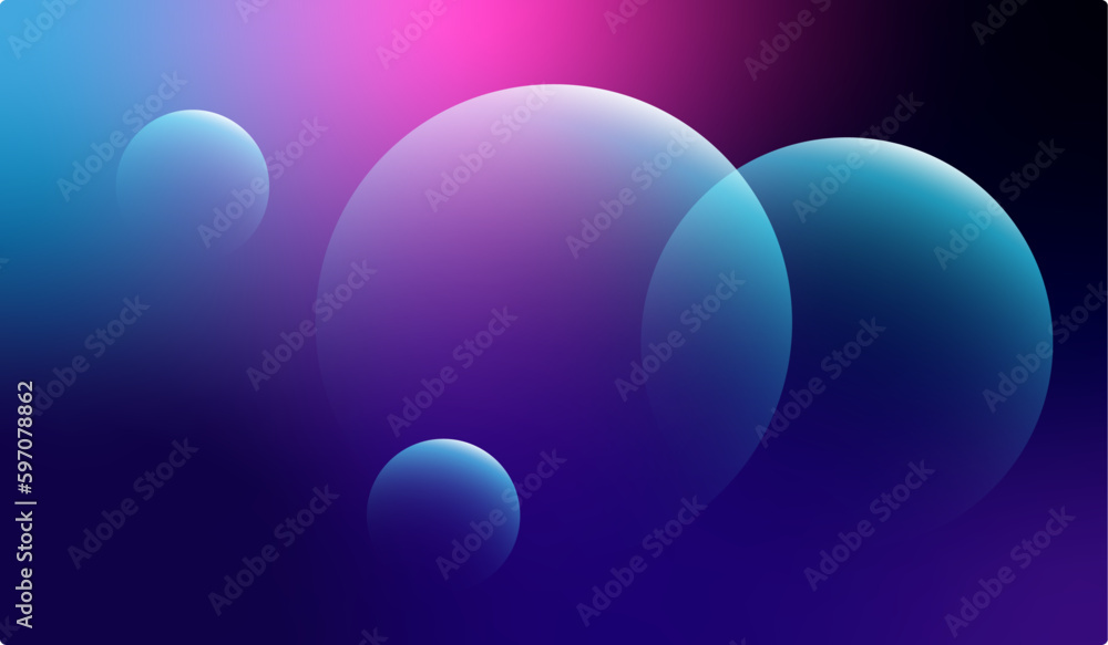 abstract background with circles