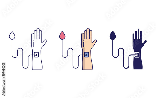 Blood Group vector icon
