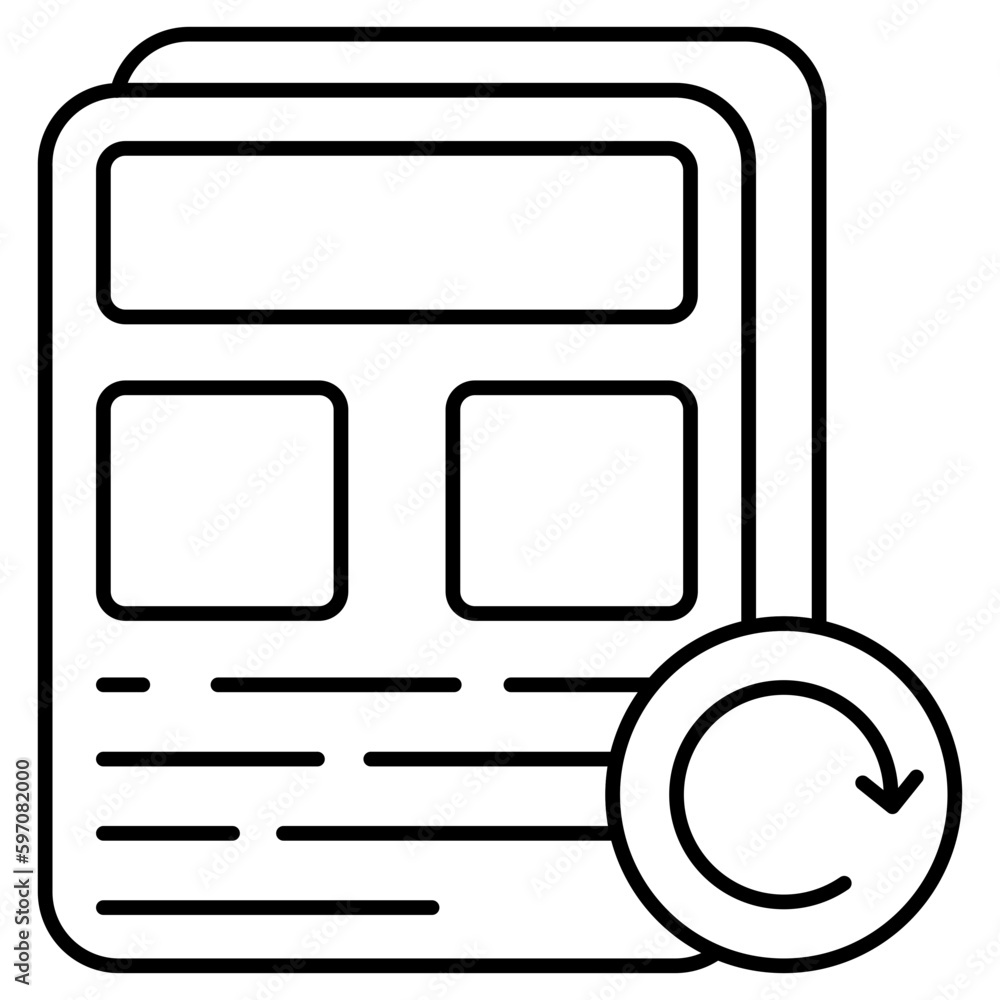 Premium download icon of file reload Premium download icon of file reload