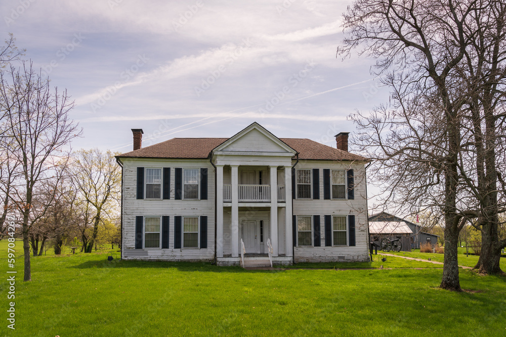 Fototapeta premium Historic House at Camp Nelson National Monument
