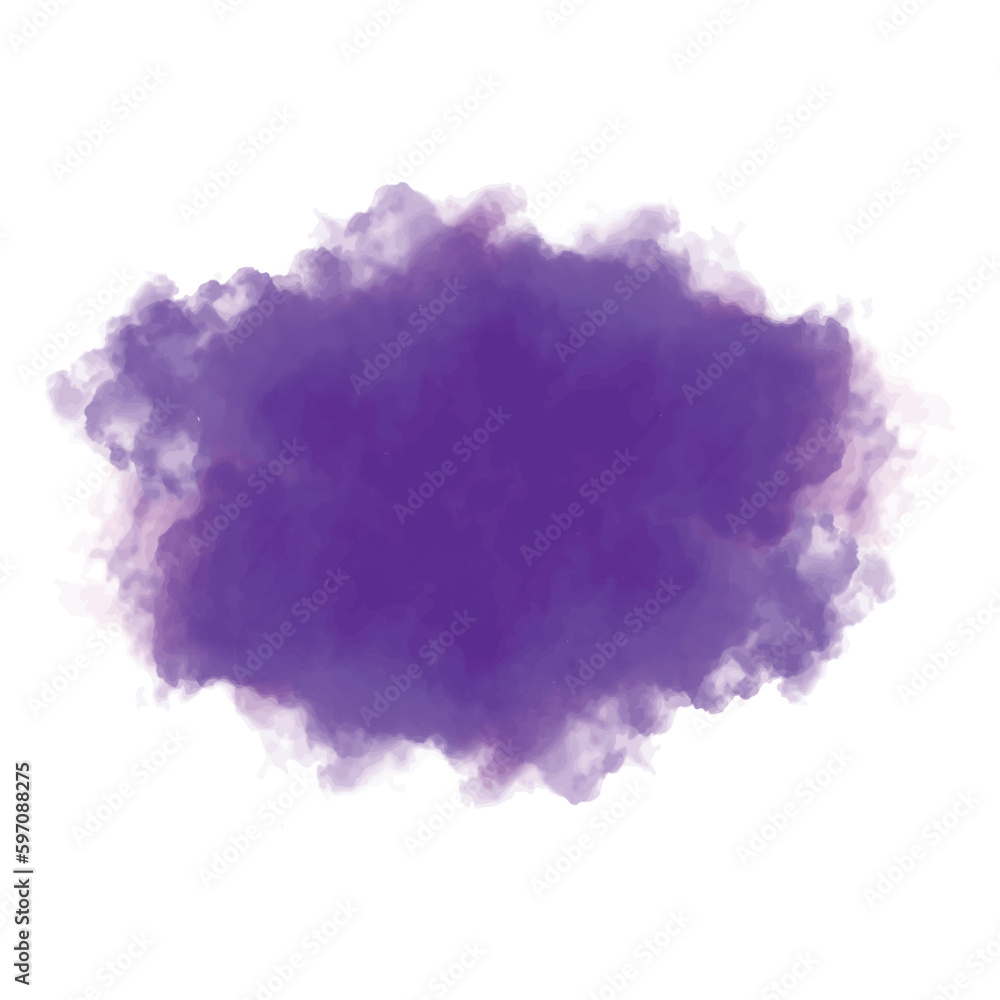 Abstract purple splash watercolor background