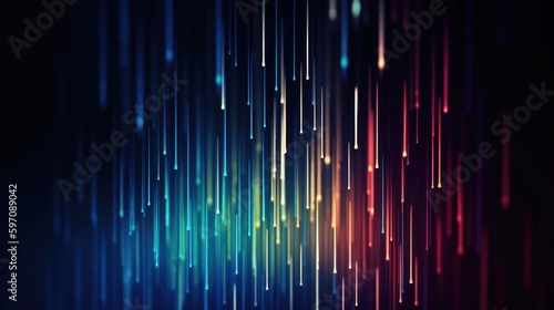 Modern colourful lines background made with generative ai