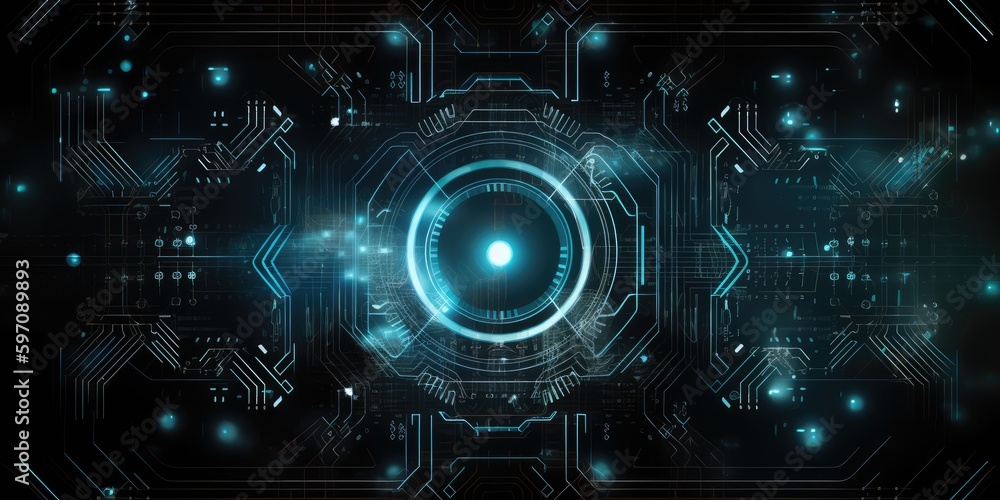 Abstract technology background, made with generated ai Abstract technology background, made with generated ai