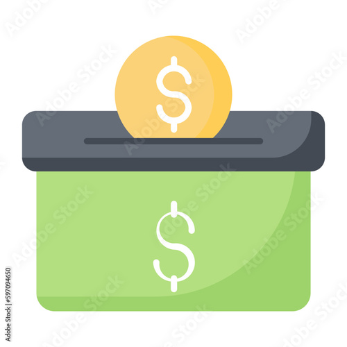 Fundraising Flat Icon