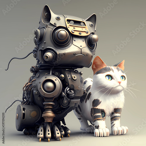 Robot armed cat No.372