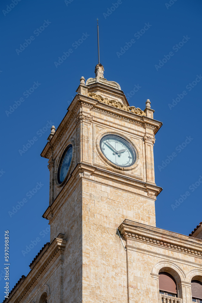 clock tower Salamanca Spain