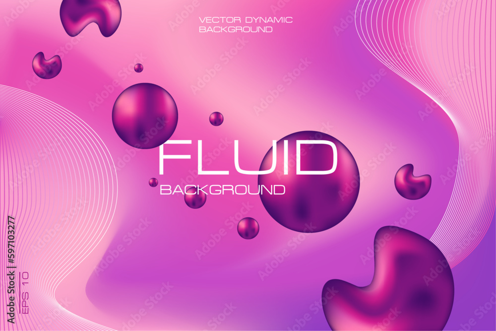 Colorful Fluid Background for Event Flyers and Posters