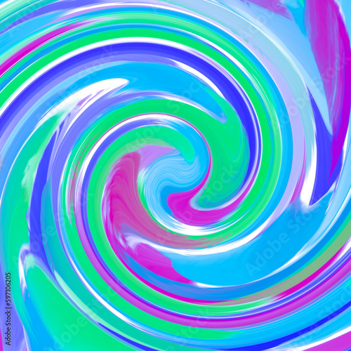 Colorful twirl background. Watercolor trendy colors paint background.