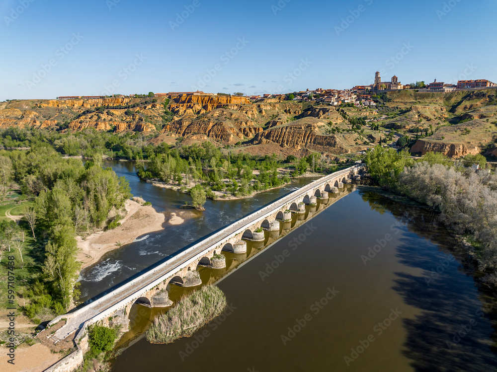 Roman bridge in the city of Toro Province of Zamora