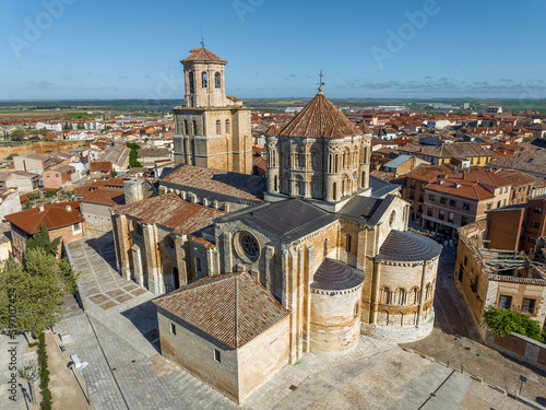 Romanesque and gothic  Colegiata Toro. in Zamora photo