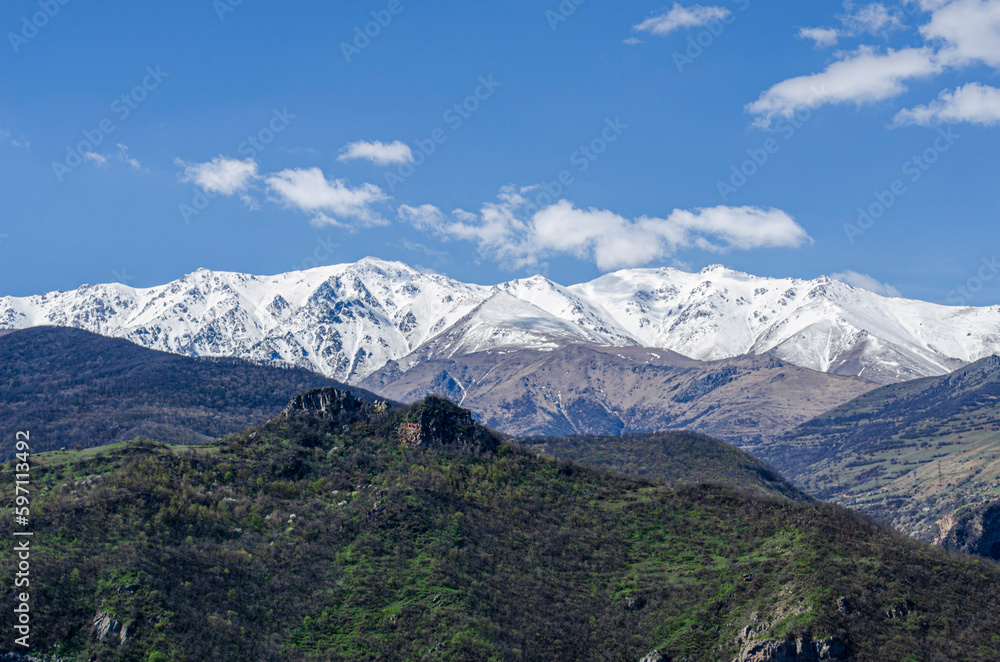 landscape in the mountains