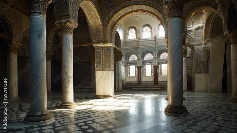 Exploring the Aesthetics of Byzantine Architecture with Generative AI Technology