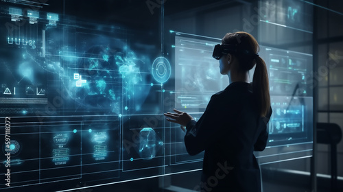 Engineering use augmented mixed virtual reality integrate artificial intelligence combine deep, machine learning, digital twin, 5G, industry 4.0 technology to improve management efficiency quality.