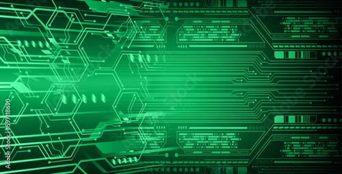 cyber circuit future technology concept background
