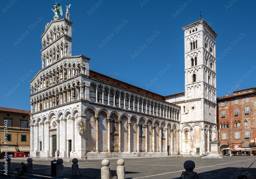Kirche San Michele in Foro, Lucca, Toskana, Italien