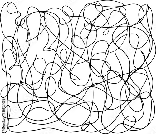 abstract background doodle hand drawn monochrome chaotic order