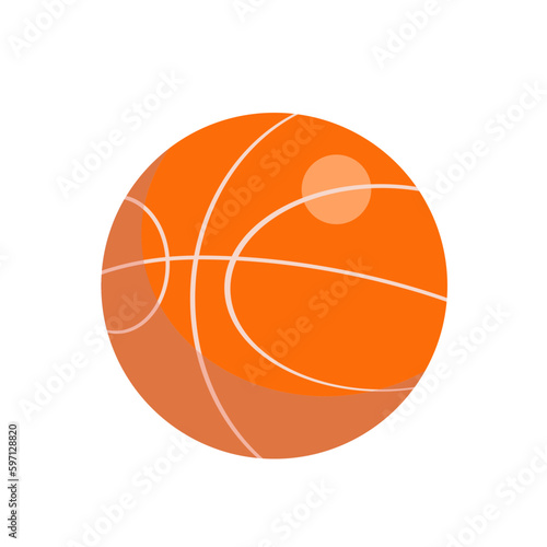 Sports Equipment Illustration Set_Basket ball © Creathub