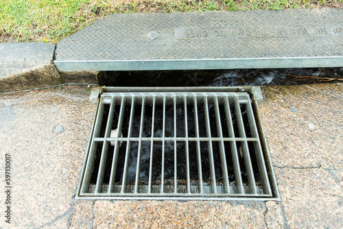 stormwater drain and grate