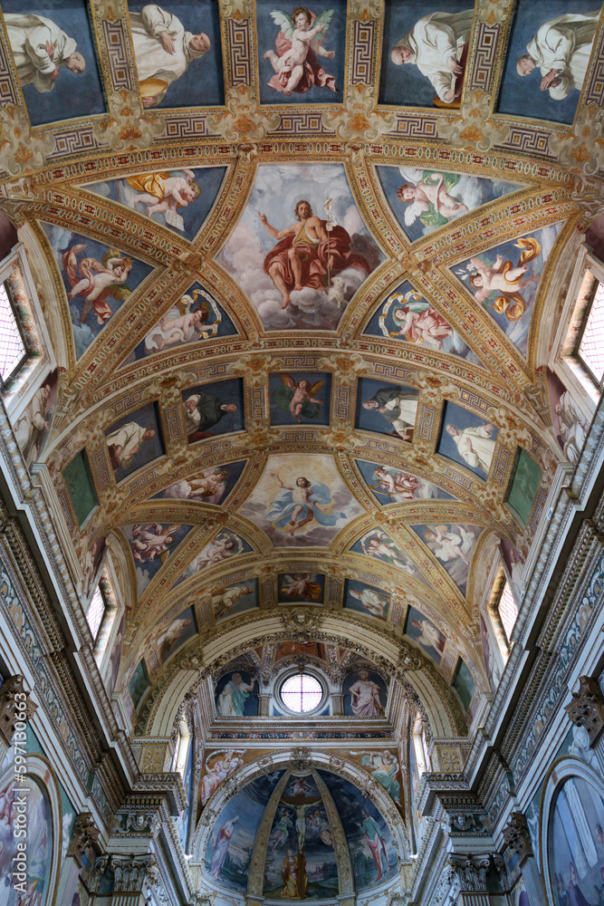 Historic Certosa di Garegnano in Milan, Italy