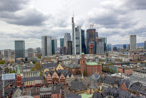 Beautiful view on Frankfurt am Main  Germany