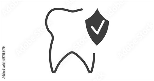 prophylaxis icon. Filled prophylaxis icon from dental health collection. Glyph vector. Editable prophylaxis symbol can be used web and mobile