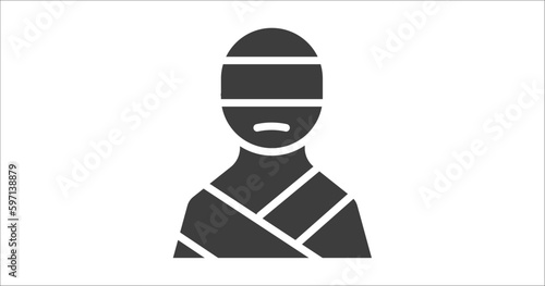 kidnapping icon. Filled kidnapping icon from people and relation collection. Glyph vector. Editable kidnapping symbol can be used web and mobile