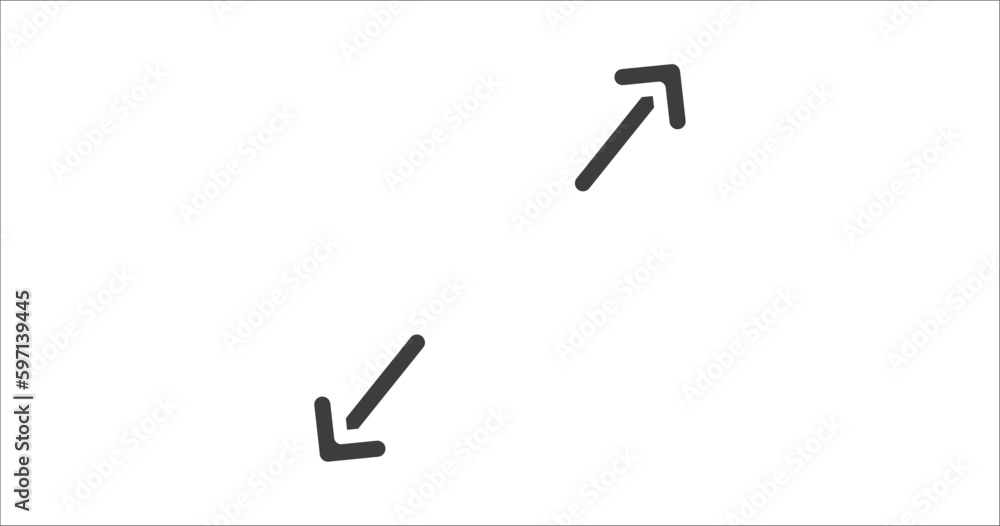 expand arrows icon. Filled expand arrows icon from user interface collection. Glyph vector. Editable expand arrows symbol can be used web and mobile expand arrows icon. Filled expand arrows icon from user interface collection. Glyph vector. Editable expand arrows symbol can be used web and mobile