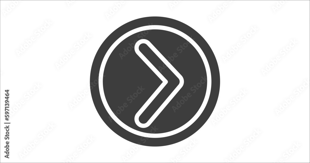 round right arrow icon. Filled round right arrow icon from user interface collection. Glyph vector. Editable round right arrow symbol can be used web and mobile round right arrow icon. Filled round right arrow icon from user interface collection. Glyph vector. Editable round right arrow symbol can be used web and mobile