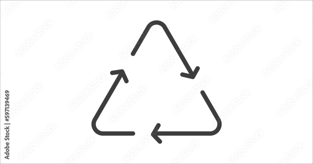 recycle sign icon. Filled recycle sign icon from user interface collection. Glyph vector. Editable recycle sign symbol can be used web and mobile recycle sign icon. Filled recycle sign icon from user interface collection. Glyph vector. Editable recycle sign symbol can be used web and mobile