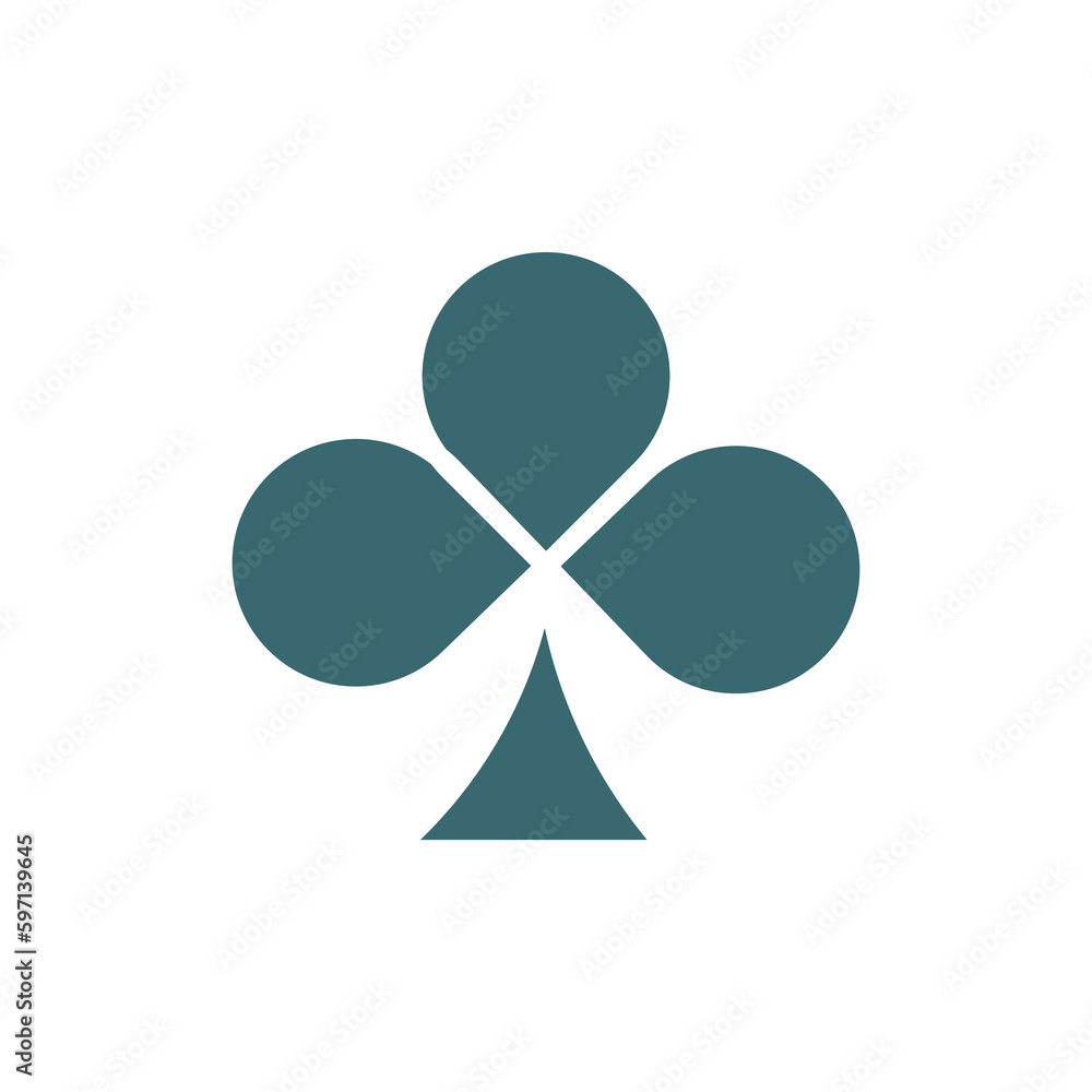 club card icon. Filled club card icon from business and finance collection. Glyph vector isolated on white background. Editable club card symbol can be used web and mobile club card icon. Filled club card icon from business and finance collection. Glyph vector isolated on white background. Editable club card symbol can be used web and mobile