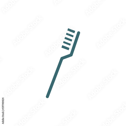 tooth brush icon. Filled tooth brush icon from medical collection. Glyph vector isolated on white background. Editable tooth brush symbol can be used web and mobile