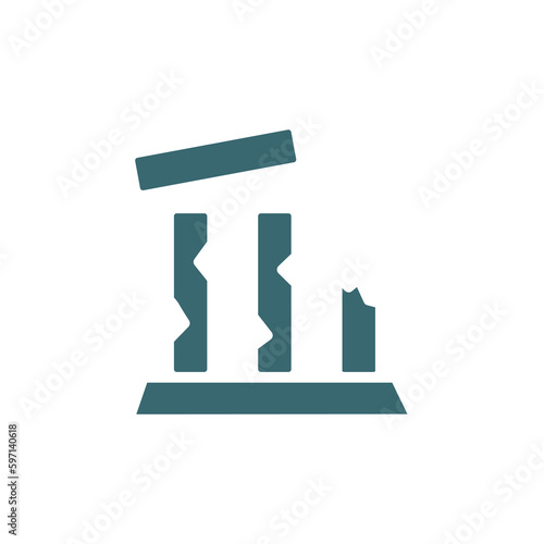 relics icon. Filled relics icon from museum and exhibition collection. Glyph vector isolated on white background. Editable relics symbol can be used web and mobile