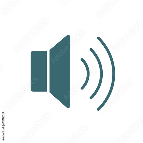 loudspeakers icon. Filled loudspeakers icon from hardware and equipment collection. Glyph vector isolated on white background. Editable loudspeakers symbol can be used web and mobile