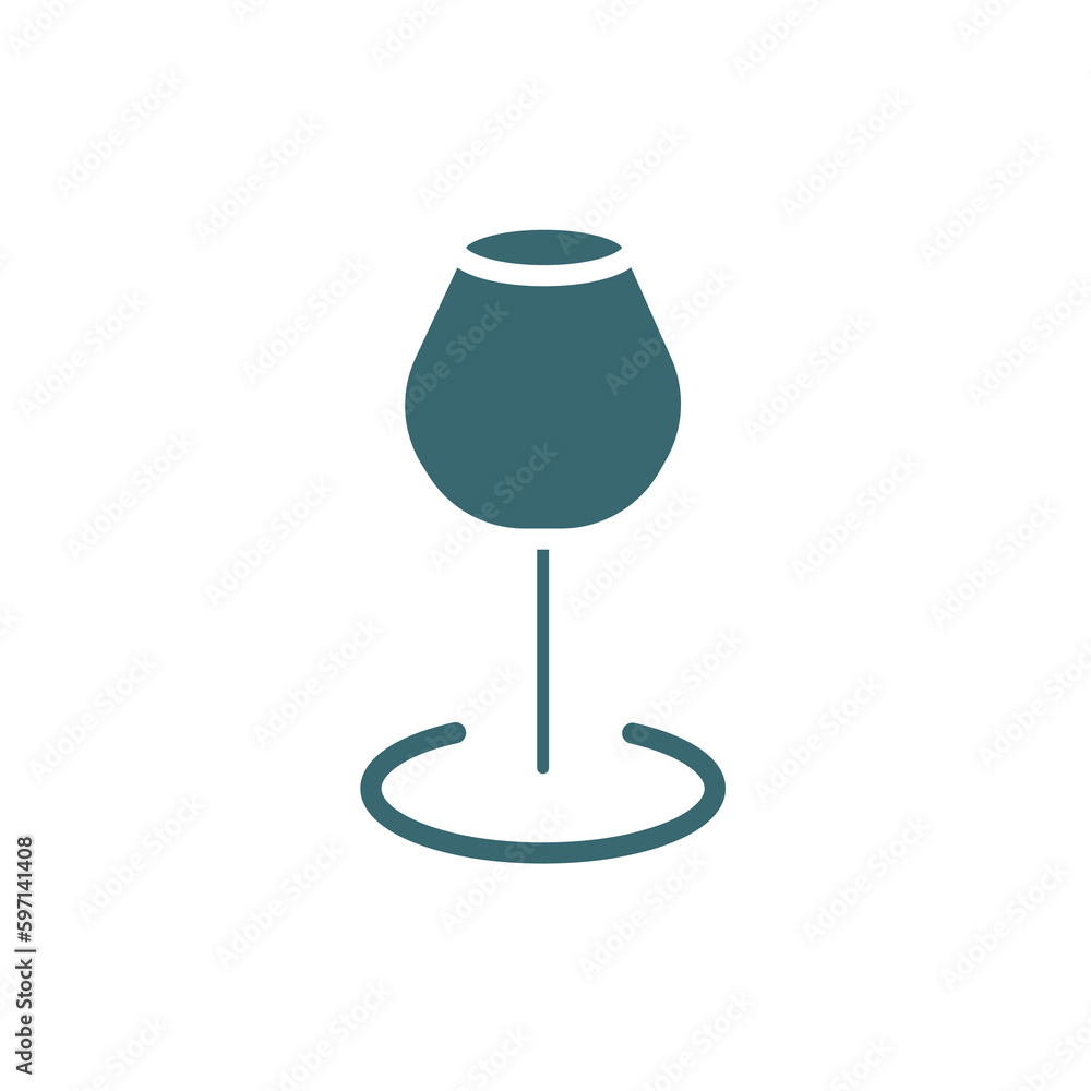 wine glass icon. Filled wine glass icon from hotel and restaurant collection. Glyph vector isolated on white background. Editable wine glass symbol can be used web and mobile wine glass icon. Filled wine glass icon from hotel and restaurant collection. Glyph vector isolated on white background. Editable wine glass symbol can be used web and mobile