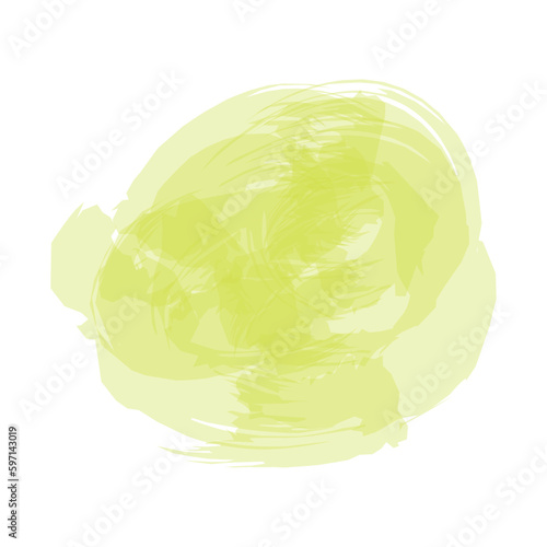 vector translucent yellow spot, watercolor imitation, brush strokes, design materials, blurry spot	
