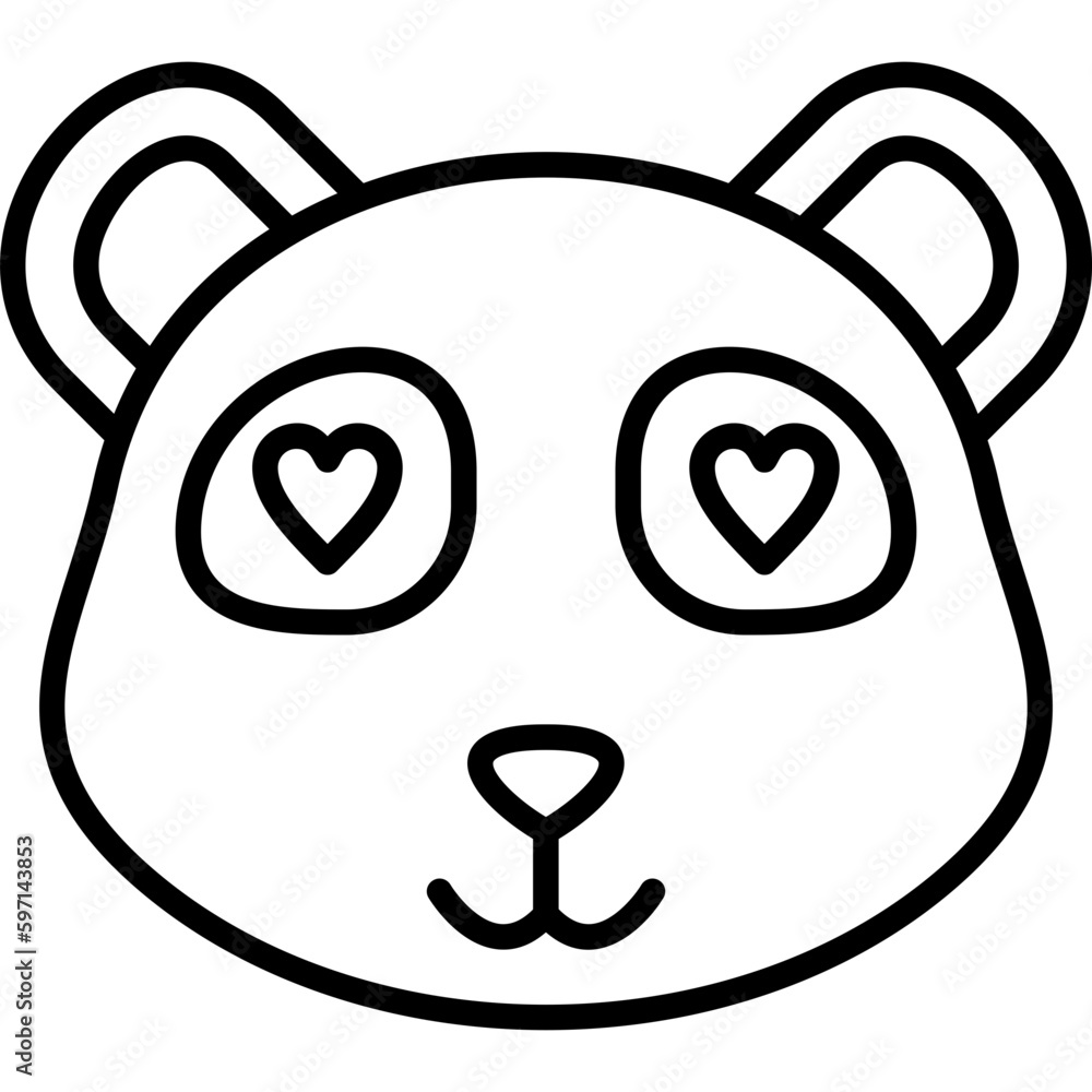 Panda Emoji Icon
