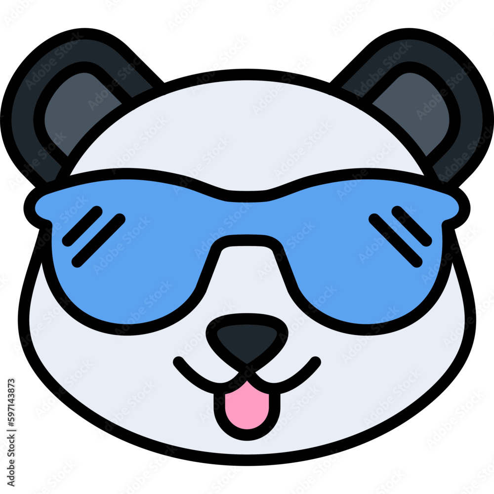 Panda Emoji Icon Panda Emoji Icon