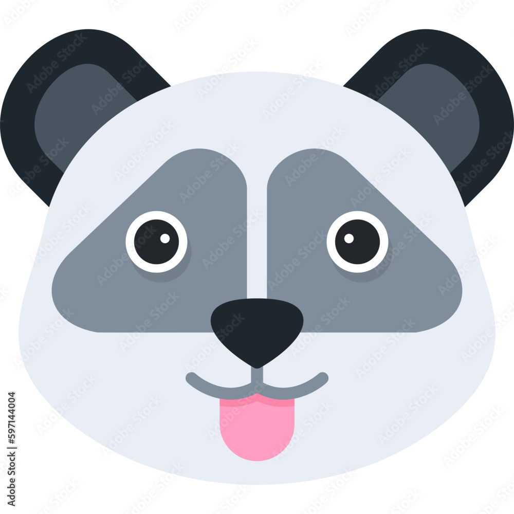 Panda Emoji Icon Panda Emoji Icon