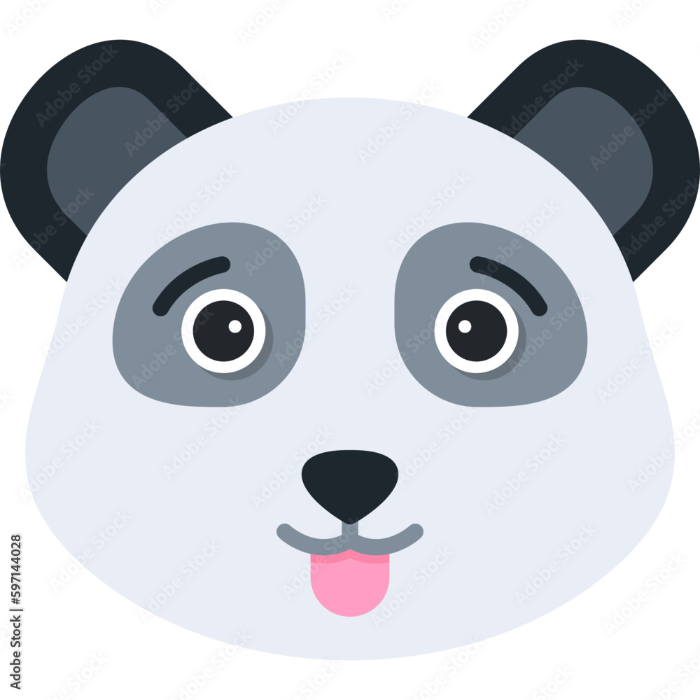Panda Emoji Icon Panda Emoji Icon